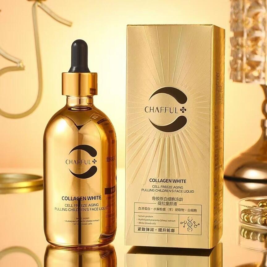 Solucion Facial Antienvejecimiento De Globulos Blancos Y Colageno - 120ML - CHAFFUL
